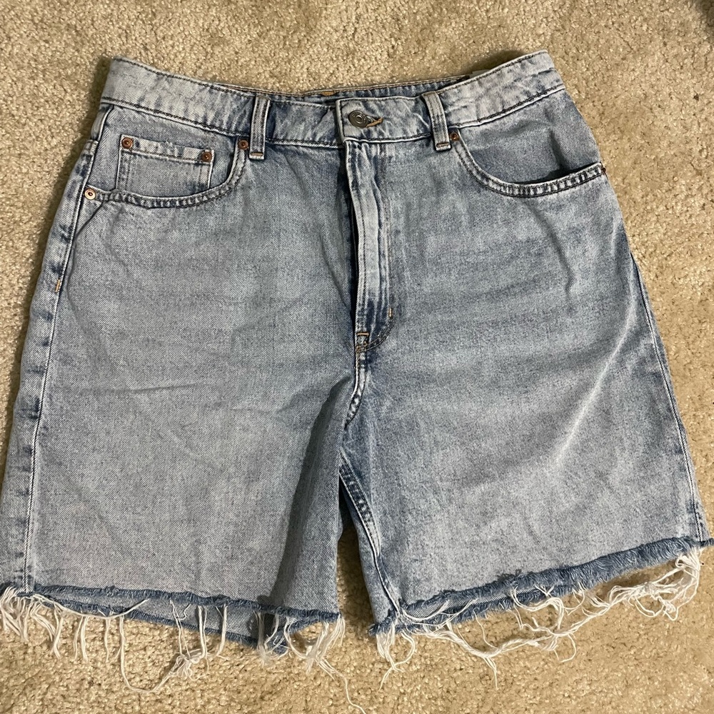 H&M High Rise Denim Shorts